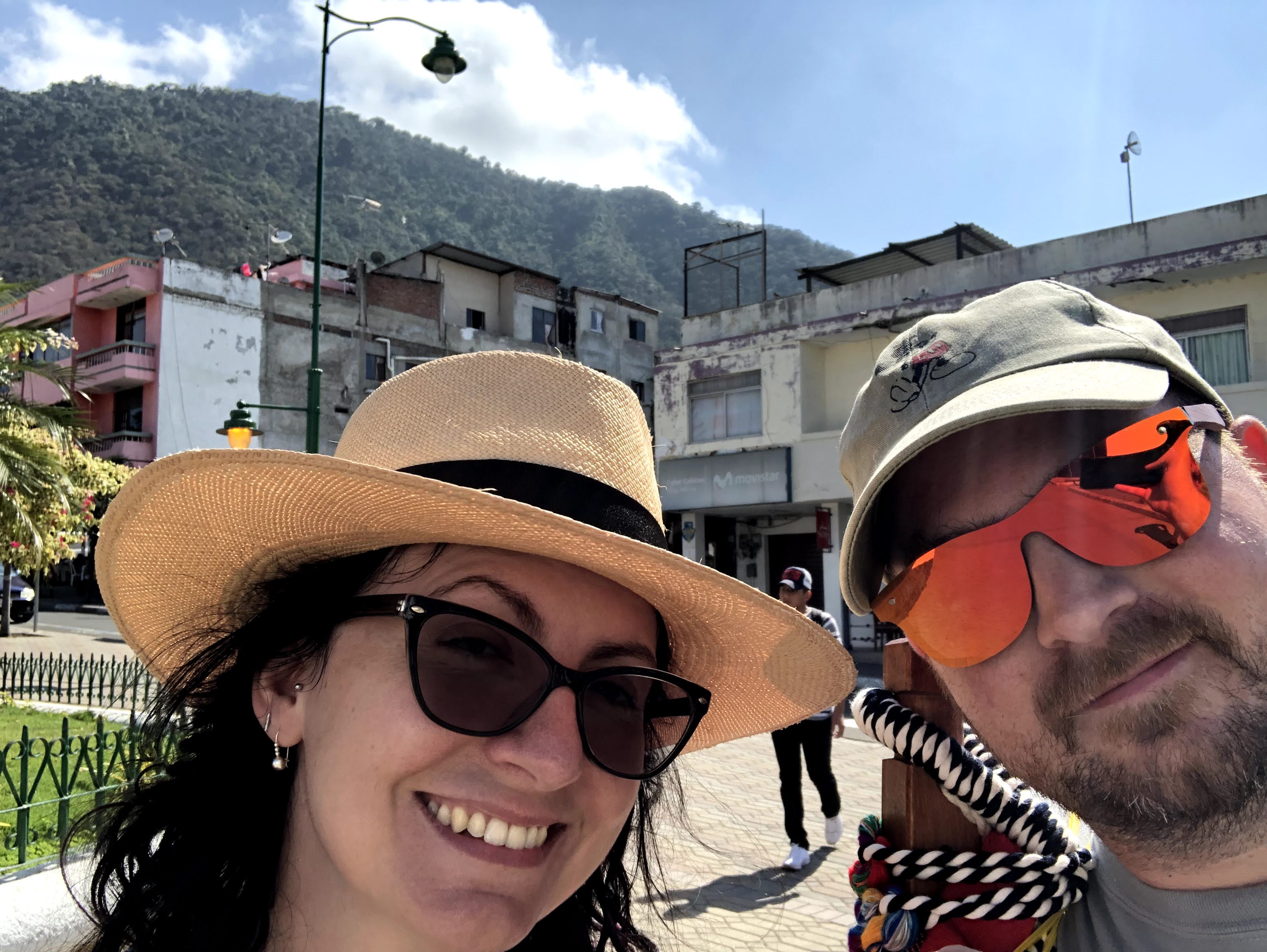 Justin and Sam in Ecuador